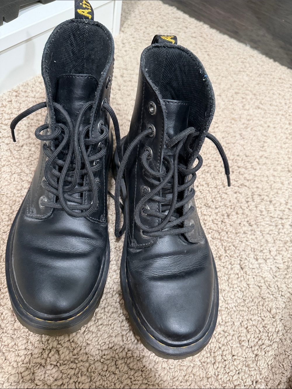 Dr. Martens combat boots. Size 8 women’s.